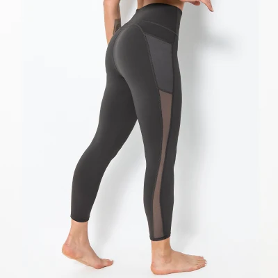 Medias de compresión Pantalones de levantamiento de glúteos de cintura alta Ropa deportiva de gimnasio Leggings push up para mujeres Entrenamiento Scrunch Back Yoga Pant Durable Cómodo