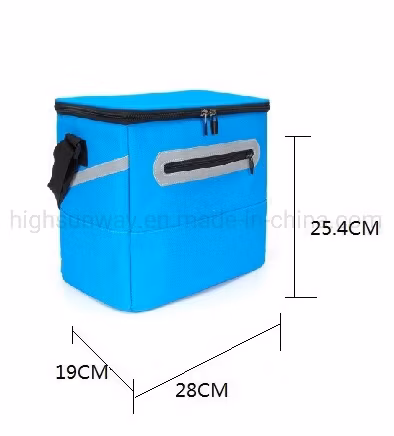 2020 bolso aislado del refrigerador del almuerzo de la comida campestre al aire libre promocional de la comida con la tira reflexiva